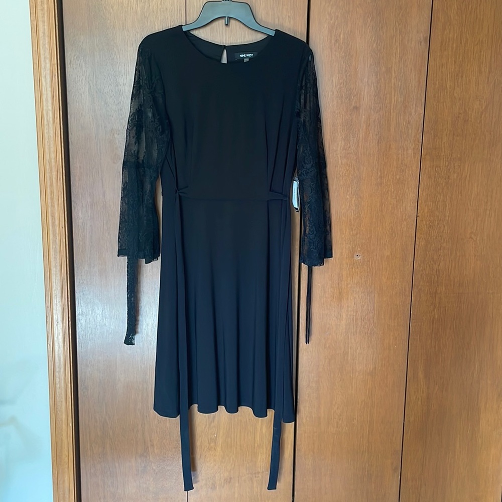 Nine West black dress size 12 new with tags